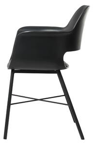 Crna blagovaonska stolica Unique Furniture Wrestler