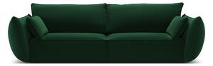 Tamno zelena baršunasta sofa 208 cm Vanda – Mazzini Sofas