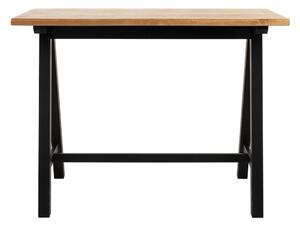 Barski stol od bijelog hrasta Unique Furniture Oliveto, 71 x 140 cm