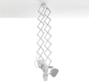 Viseća svjetiljka s pantografnim sistemom Tomasucci Extension White