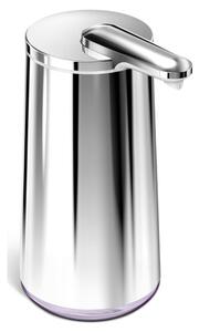 Automatski čelični dozator za sapun srebrne boje 266 ml - simplehuman