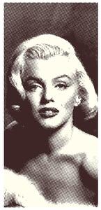 Foto tapeta za vrata - Marilyn Monroe (95x205cm)