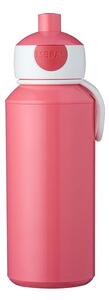 Ružičasta boca za vodu Rosti Mepal Pop-Up, 400 ml