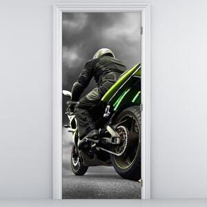 Foto tapeta za vrata - motocikl (95x205cm)