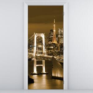 Foto tapeta za vrata - most u Tokiju (95x205cm)