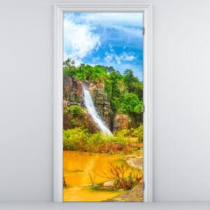 Foto tapeta za vrata - Slap Pongour, Vijetnam (95x205cm)
