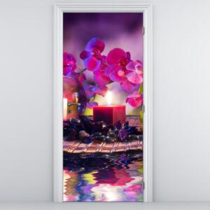Foto tapeta za vrata - stilska kompozicija (95x205cm)