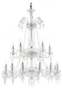 Ideal Lux - Kristalni luster na sajli REDENTORE 18xE14/40W/230V