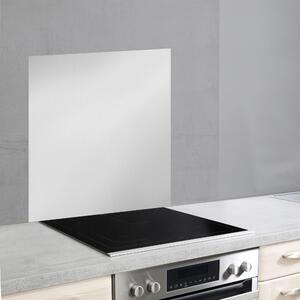 Stakleni poklopac srebrne boje za zaštitu zida iza štednjaka Wenko, 70 x 60 cm