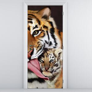 Foto tapeta za vrata - Tigar (95x205cm)