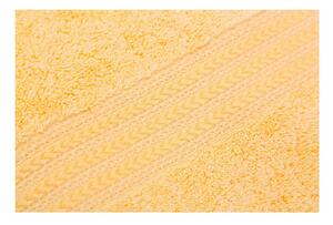 Žuti ručnik od čistog pamuka Foutastic, 30 x 50 cm
