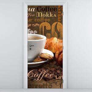 Foto tapeta za vrata - Šalica kave (95x205cm)