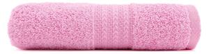 Ružičasti ručnik od čistog pamuka Sunny, 70 x 140 cm