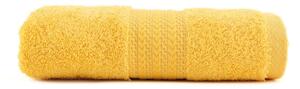 Žuti ručnik od čistog pamuka Foutastic, 70 x 140 cm