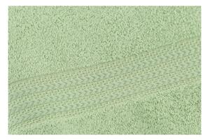 Zeleni ručnik od čistog pamuka Foutastic, 70 x 140 cm
