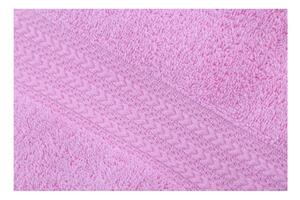 Ružičasti ručnik od čistog pamuka Foutastic, 30 x 50 cm