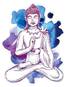 Slika ilustracija Buddhe