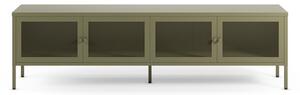 Zelena metalna TV komoda 160x50x35 cm Fayna – Marckeric