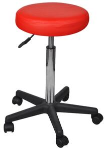 VidaXL Uredski stolci od umjetne kože 2 kom crveni 35,5 x 98 cm