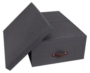 Set od 3 crne kutije za pohranu Bigso Box of Sweden Inge