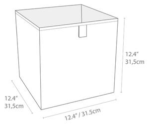 Bež kutija za pohranu Bigso Box of Sweden Cube