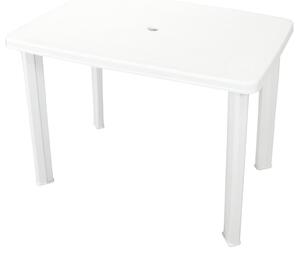 VidaXL Vrtni stol od plastike bijeli 101 x 68 x 72 cm