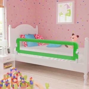 VidaXL Sigurnosna ograda za dječji krevetić 150 x 42 cm zelena