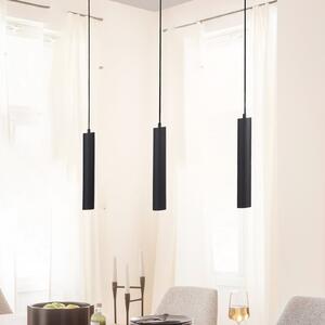 Schöner Wohnen LED viseća svjetiljka DANTE, crna, 3 x GU10, duljina 90 cm, metal, Crno, Dnevni boravak/blagovaonica, Metal