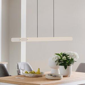 Schöner Wohnen Adriana ROUND LED viseća svjetiljka, bež, duljina 160 cm, metal, CCT, prigušiva, Bež, Dnevni boravak/blagovaonica, Aluminij