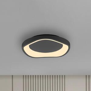 Schöner Wohnen MONTA LED stropna svjetiljka, crna, Ø 40 cm, metal, s prigušivačem, prigušiva, Crno, Dnevni boravak/blagovaonica, Metal