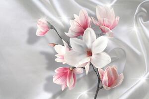 Samoljepljiva tapeta bijela magnolija