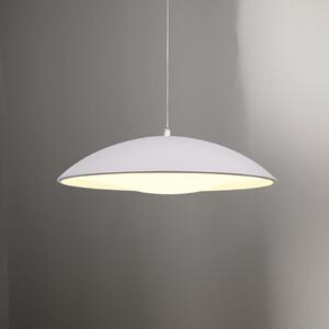 Schöner Wohnen LED viseća svjetiljka LENTE, bijela, Ø 40 cm, metal, s prigušivačem, prigušiva, Bijela, Dnevni boravak/blagovaonica, Metal