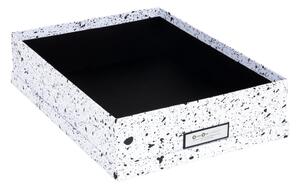 Crno-bijela kutija za pohranu Bigso Box of Sweden Oskar