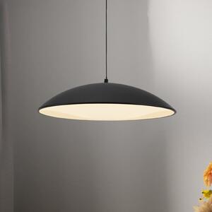 Schöner Wohnen LED viseća svjetiljka LENTE, crna, Ø 40 cm, metal, s prigušivačem, prigušiva, Crno, Dnevni boravak/blagovaonica, Metal