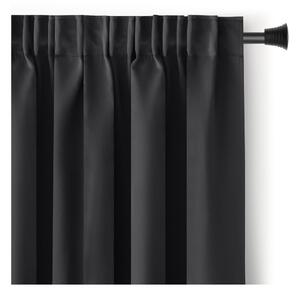 Crna zavjesa za djelomično zamračenje 140x245 cm Kierra – Restilo