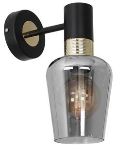 Zidna svjetiljka ROMA BLACK 1xE27/60W/230V
