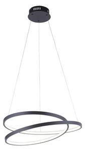 Paul Neuhaus 2472-18 - LED Prigušivi luster na sajli ROMAN LED/30W/230V crna