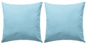 VidaXL Vrtni jastuci 2 kom 45 x 45 cm svjetloplavi
