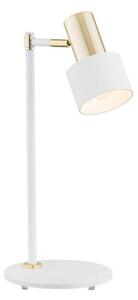 Argon 4256 - Stolna lampa DORIA 1xE27/15W/230V bijela/mesing