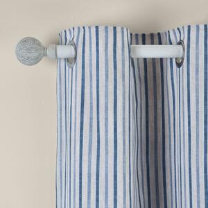 Plave zavjese u setu 2 kom 229x229 cm Logan Stripe – Catherine Lansfield