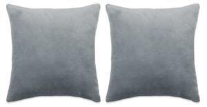 VidaXL Set jastuka od tkanine 2 kom 45 x 45 cm sivi