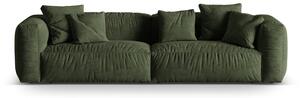 Zelena baršunasti sofa 320 cm Martina – Micadoni