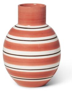 Ružičasto-bijela keramička vaza Kähler Design Nuovo, visina 14,5 cm