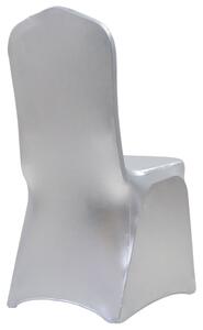 VidaXL Navlake za stolice 25 kom rastezljive srebrne