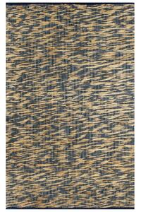 VidaXL Ručno rađeni tepih od jute plave i prirodne boje 80 x 160 cm