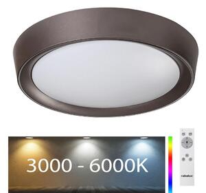 Rabalux - LED RGB Prigušiva stropna svjetiljka LED/24W/230V + DU 3000-6000K