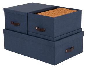 Set od 3 plave kutije Bigso Box of Sweden Inge