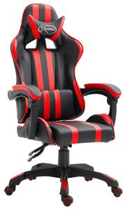 VidaXL Igraća stolica od umjetne kože crvena