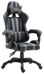 VidaXL Igraća stolica od umjetne kože siva
