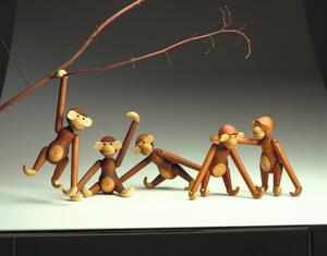 Figurica od punog drveta Kay Bojesen Denmark Majmun
